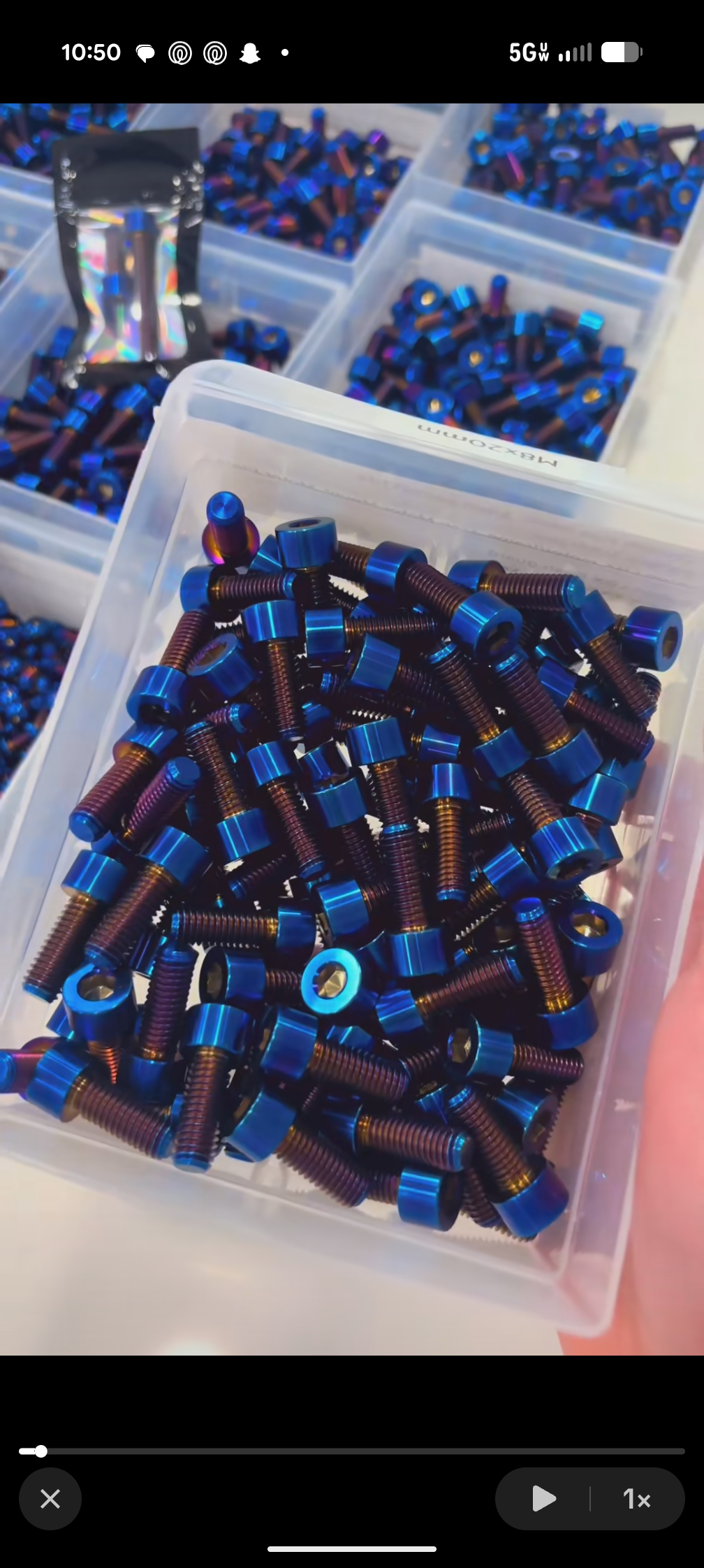 Titanium bolts